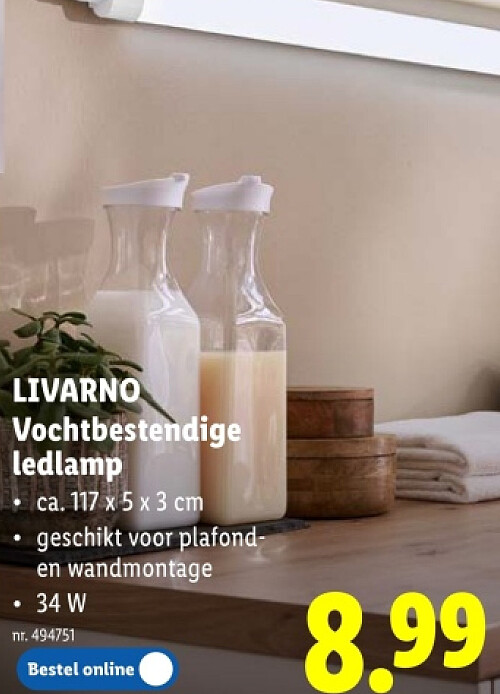 Vochtbestendige ledlamp