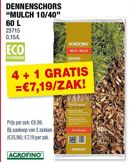 DENNENSCHORS “MULCH 10/40” 60 L