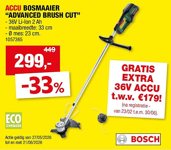 ACCU BOSMAAIER “ADVANCED BRUSH CUT”