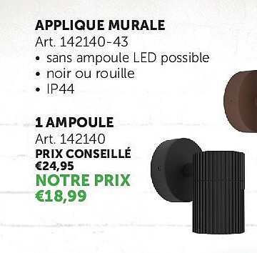 APPLIQUE MURALE