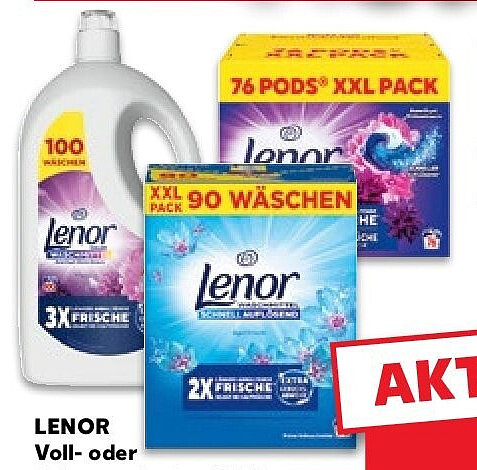 Lenor Voll- oder Colorwaschmittel XXL