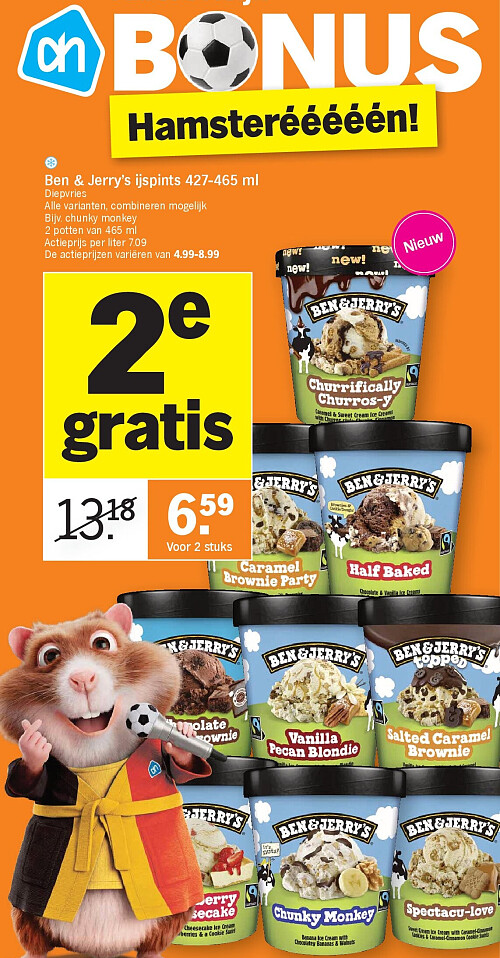 Ben & Jerry's ijspints 427-465 ml