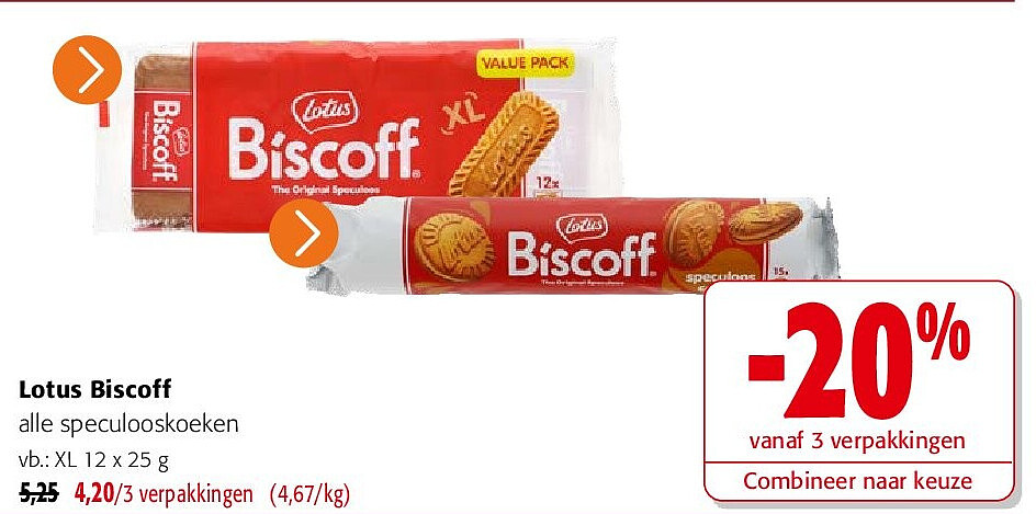 Lotus Biscoff XL 12 x 25 g