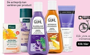 Kneipp, Guhl en John Frieda