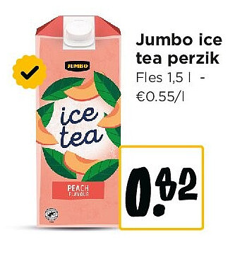 Jumbo ice tea perzik