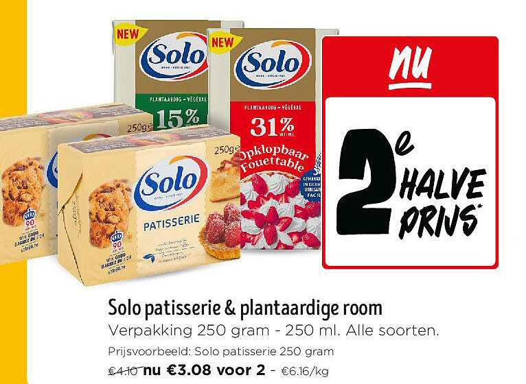 Solo patisserie & plantaardige room