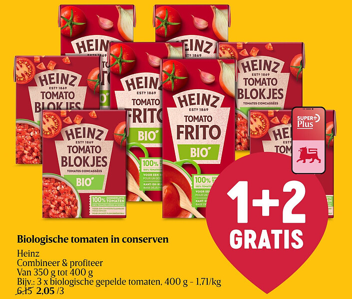 Biologische tomaten in conserven