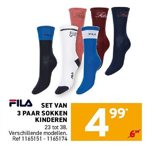 SET VAN 3 PAAR SOKKEN KINDEREN 23 tot 38. Verschillende modellen. Ref 1165151 - 1165174