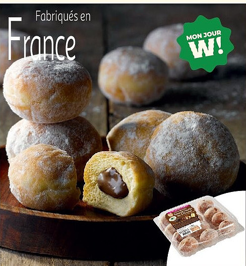 Mini beignets fourrés