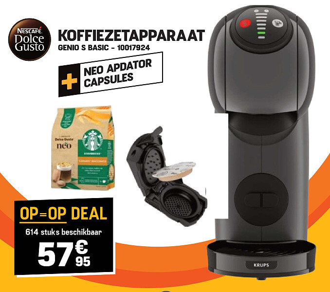 KOFFIEZETAPPARAAT GENIO S BASIC