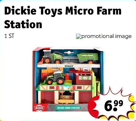 Dickie Toys Micro Farm Station