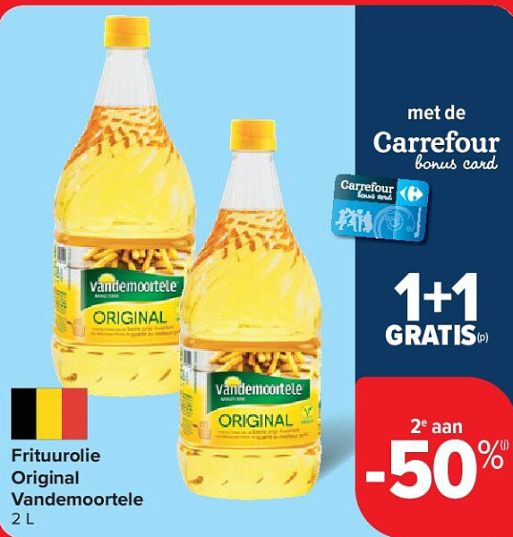 Frituurolie Original Vandemoortele