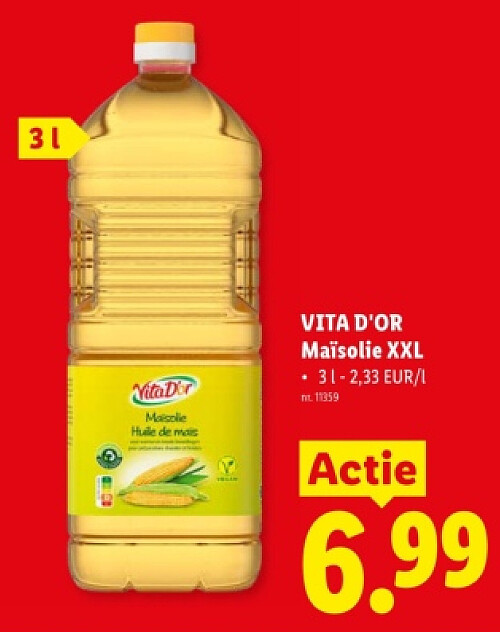 VITA D'OR Maïsolie XXL