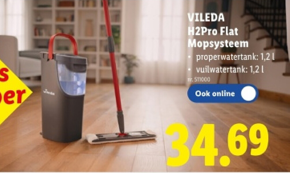 H2Pro Flat Mopsysteem