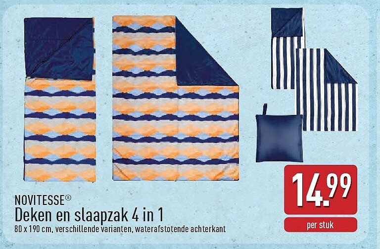Deken en slaapzak 4in 1