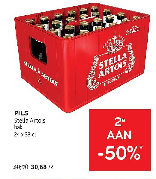 PILS Stella Artois bak 24 x 33 cl