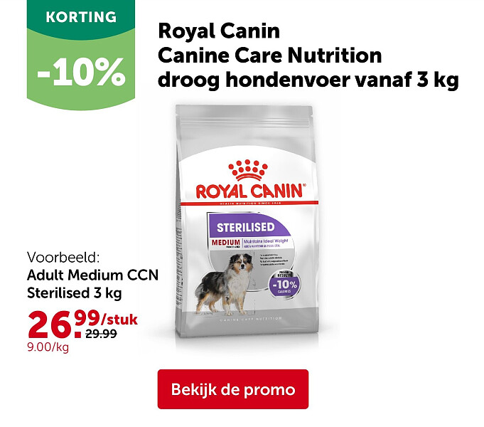 Adult Medium CCN Sterilised 3 kg