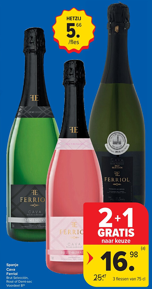 Spanje Cava Ferriol