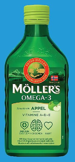Omega-3 Levertraan Appel
