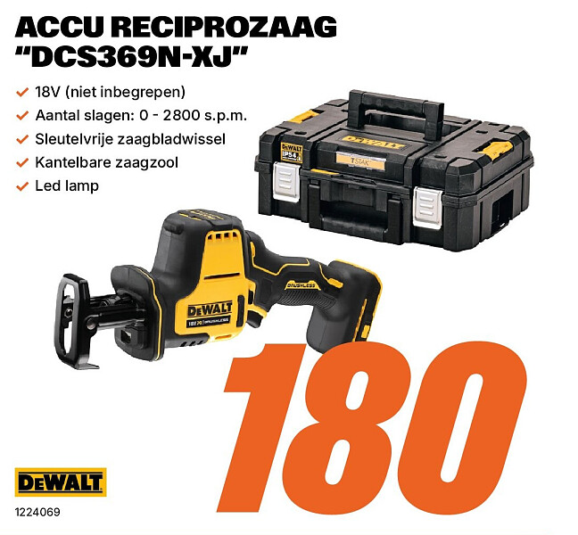 ACCU RECIPROZAAG “DCS369N-XJ”