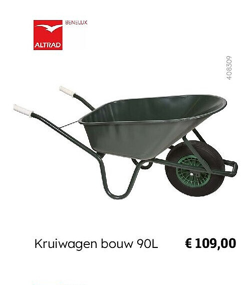 Kruiwagen bouw 90L