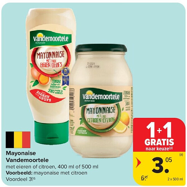 Mayonaise Vandemoortele
