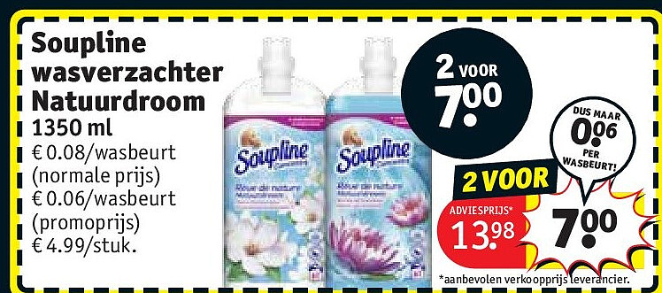 Soupline wasverzachter Natuurdroom