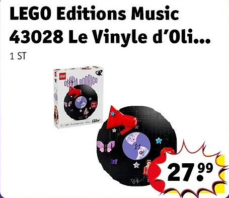 LEGO Editions Music 43028 Le Vinyle d'Oli.