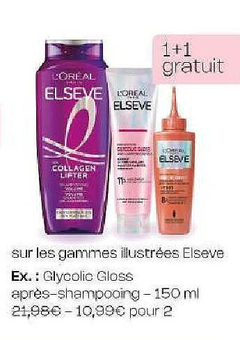 sur les gammes illustrées Elseve