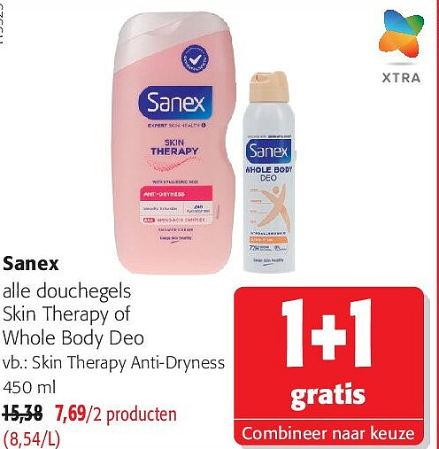 Sanex Skin Therapy Anti-Dryness 450 ml