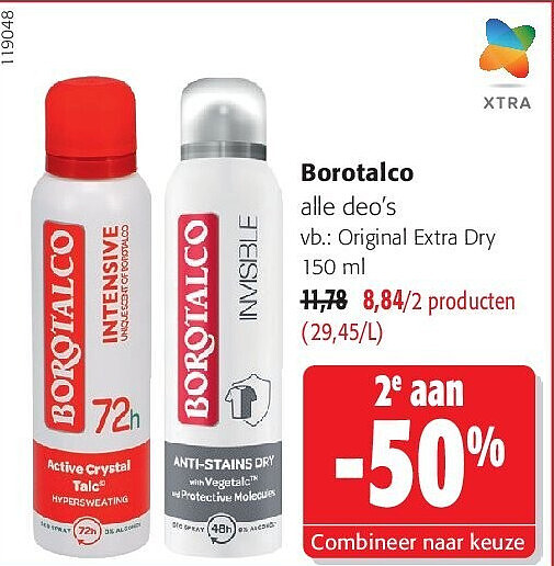 Borotalco Original Extra Dry 150 ml