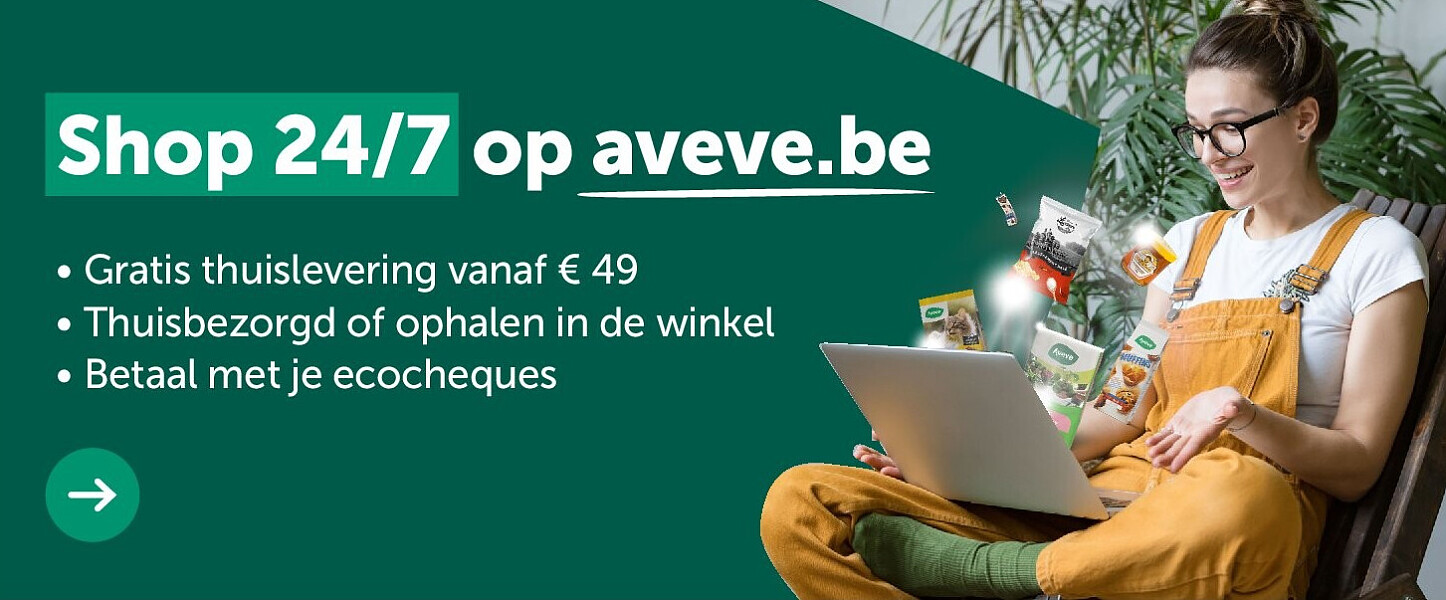 Shop 24/7 op aveve.be
