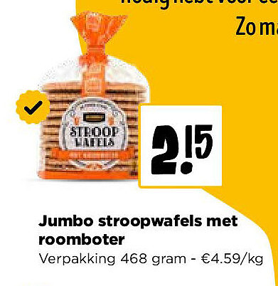 Jumbo stroopwafels met roomboter