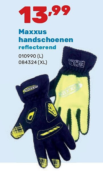 Maxxus handschoenen refl ecterend