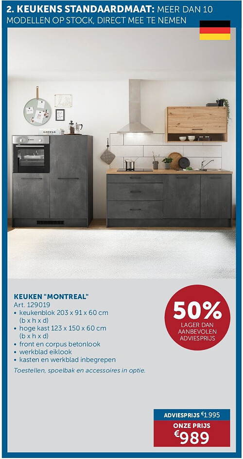 KEUKEN "MONTREAL"