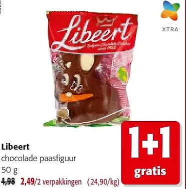 Libeert chocolade paasfiguur 50 g