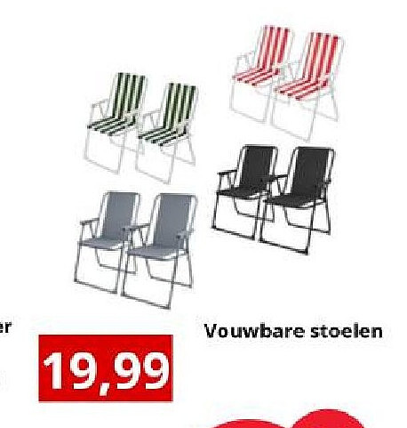 Vouwbare stoelen