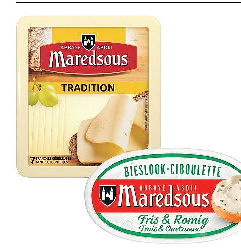 Kaas en smeerkaas Maredsous