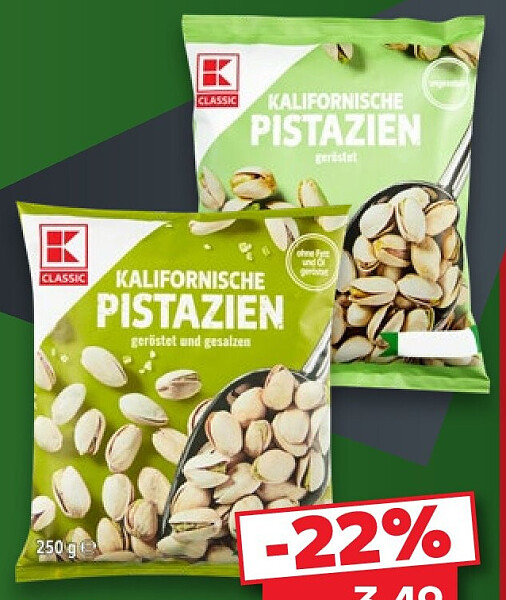 Kalifornische Pistazien