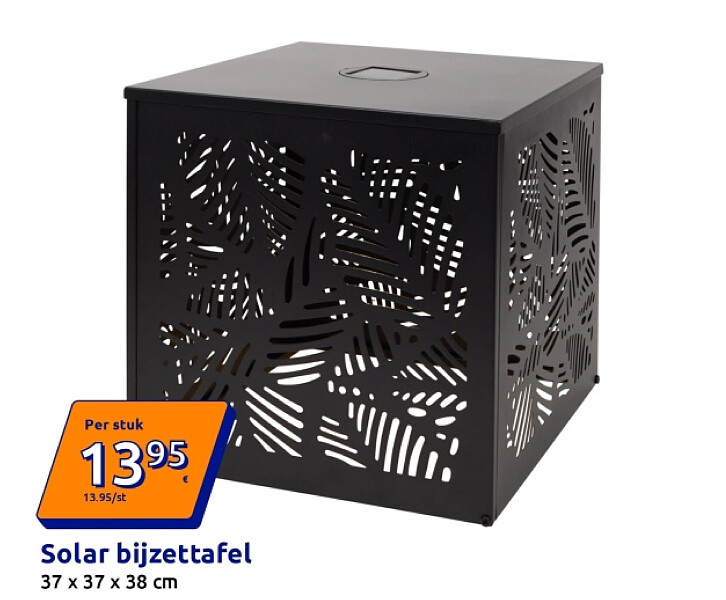 Solar bijzettafel