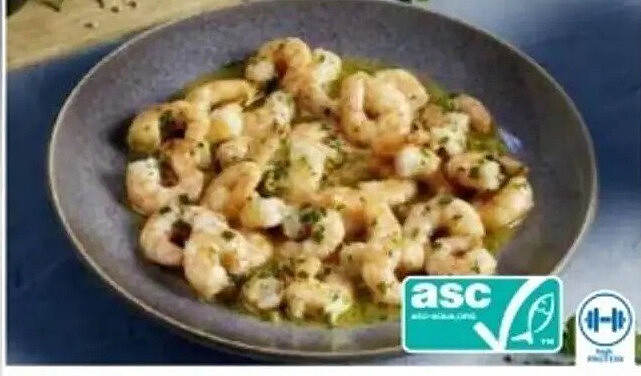 Garnalen in kruidensaus