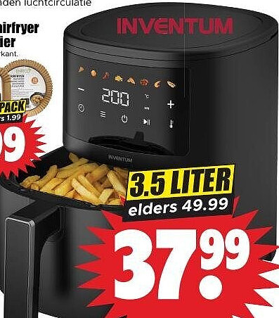 Inventum airfryer GF351HLDB