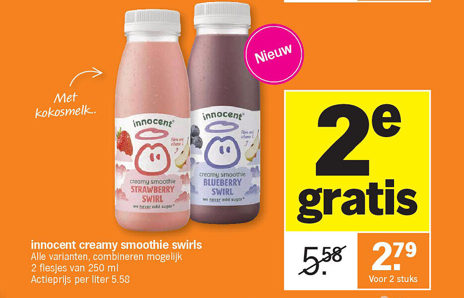 innocent creamy smoothie swirls