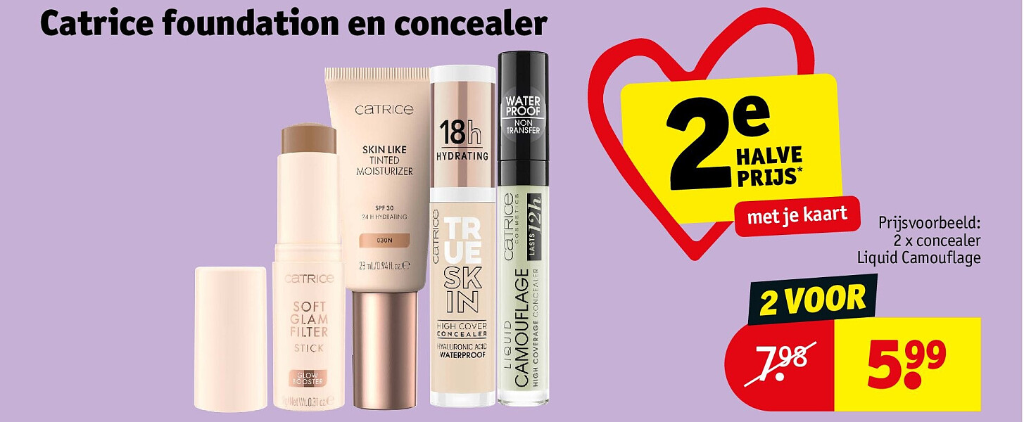 Catrice foundation en concealer