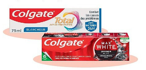 Dentifrice charbon actif, 75 ml