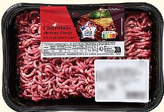 Viande hachée pur bœuf Charolais Auchan Collection