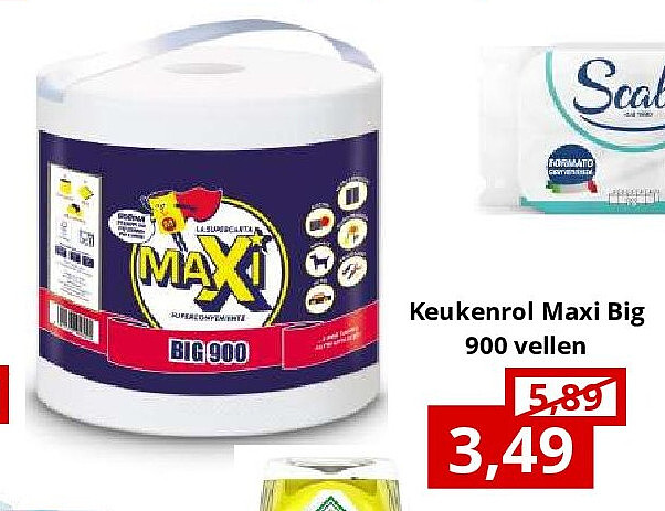 Keukenrol Maxi Big 900 vellen