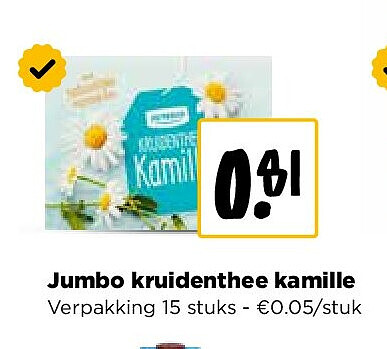 Jumbo kruidenthee kamille