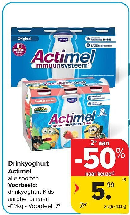 Drinkyoghurt Actimel