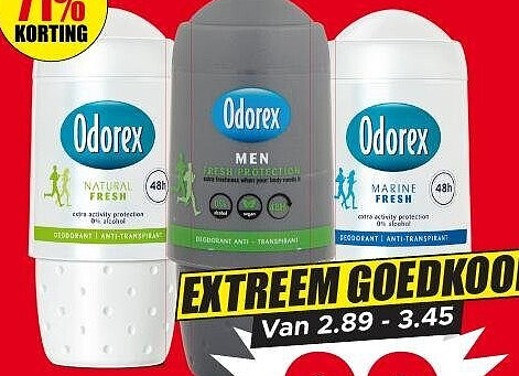 Odorex deodorant roller